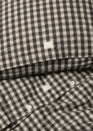 Bæk&Bølge Bed linen 140x220 cm black/sand DK