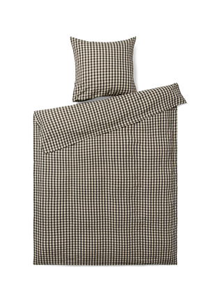 Bæk&Bølge Bed linen 140x220 cm black/sand DK