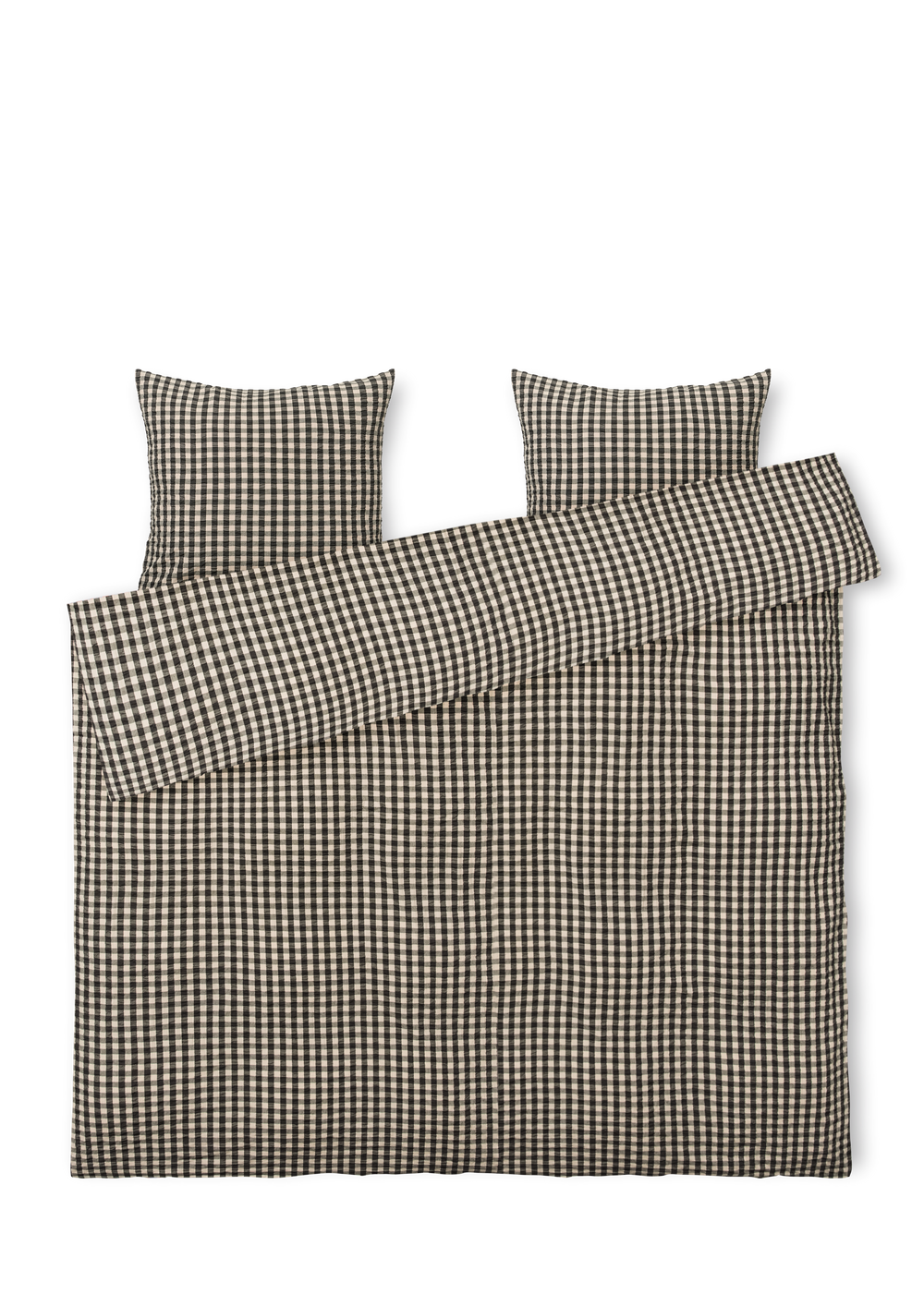 Bæk&Bølge Bed linen 220x220 cm black/sand SE