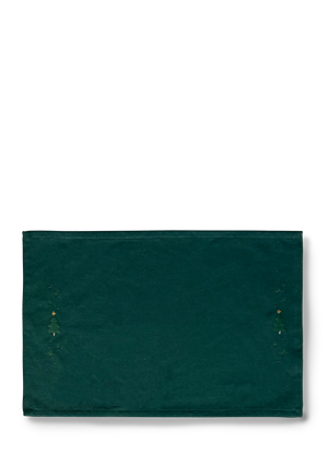 Christmas Fable Place mat Christmas tree 49x32 cm green