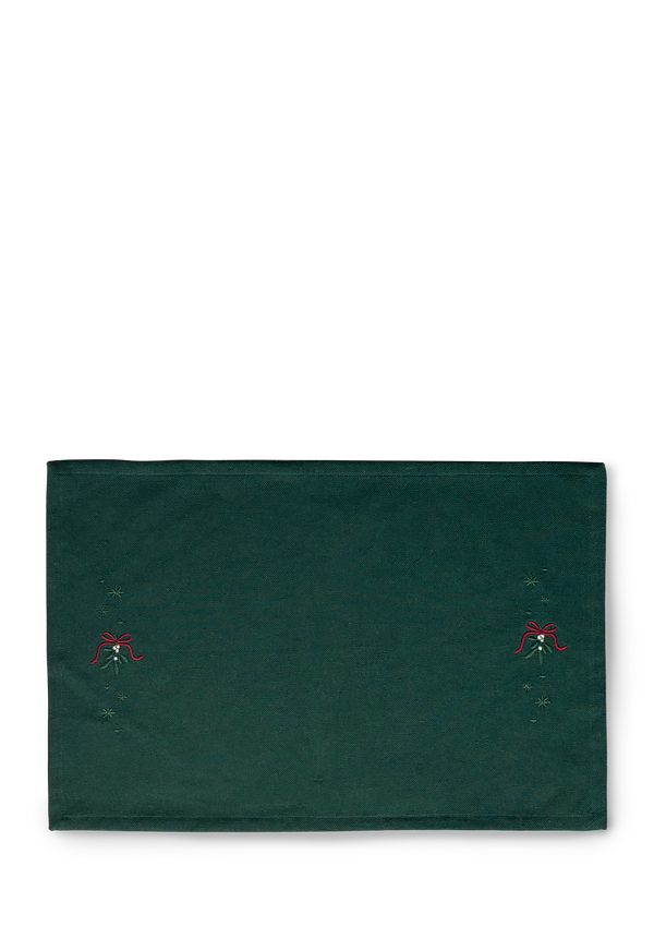 Christmas Fable Place mat Mistletoe 49x32 cm green