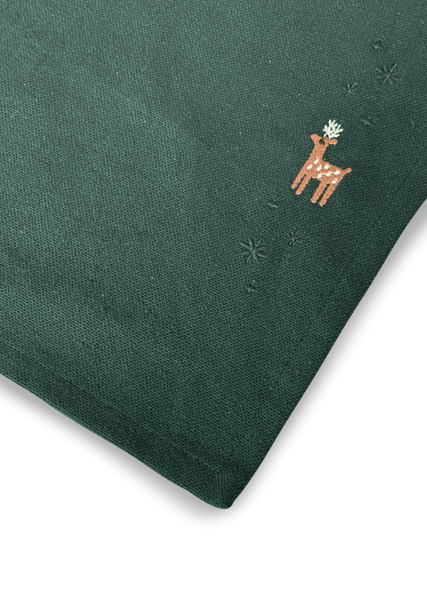 Christmas Fable Place mat Reindeer 49x32 cm green