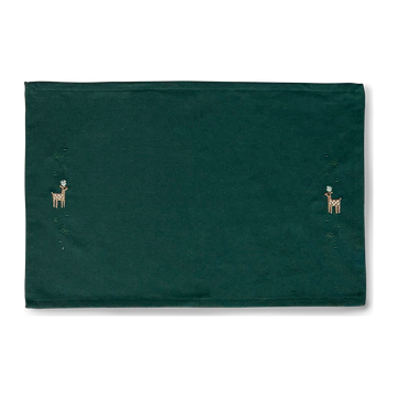 Christmas Fable Place mat Reindeer 49x32 cm green