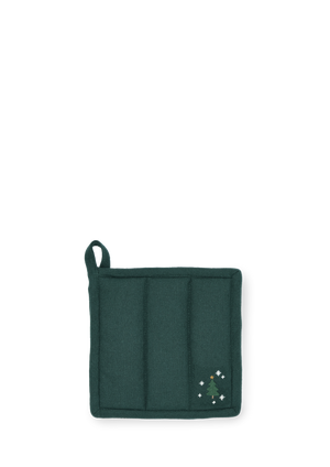 Christmas Fable Pot holder 22x22 cm green 1 pcs.