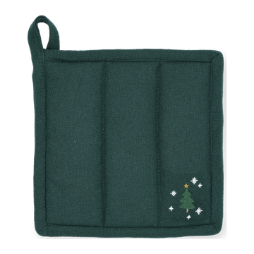 Christmas Fable Pot holder 22x22 cm green 1 pcs.