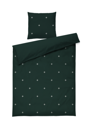 Christmas Fable Bed linen 140x200 cm green DK