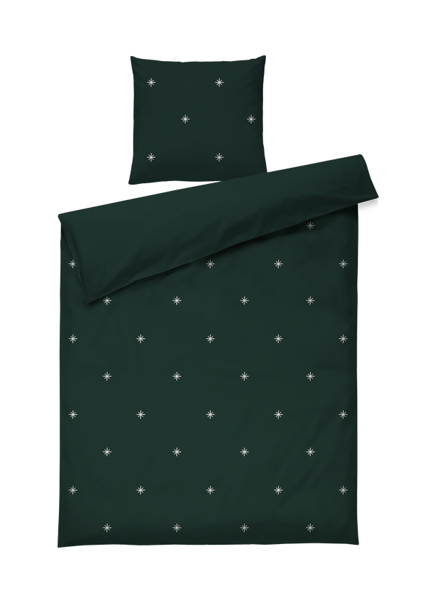 Christmas Fable Bed linen 140x200 cm green DK