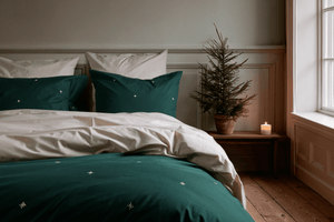 Christmas Fable Bed linen 140x220 cm green DK