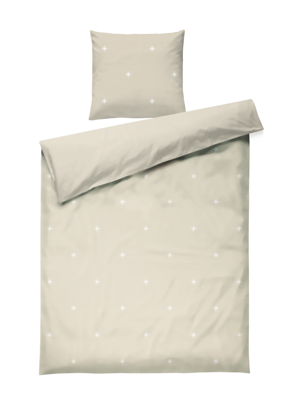 Christmas Fable Bed linen 140x220 cm sand DK