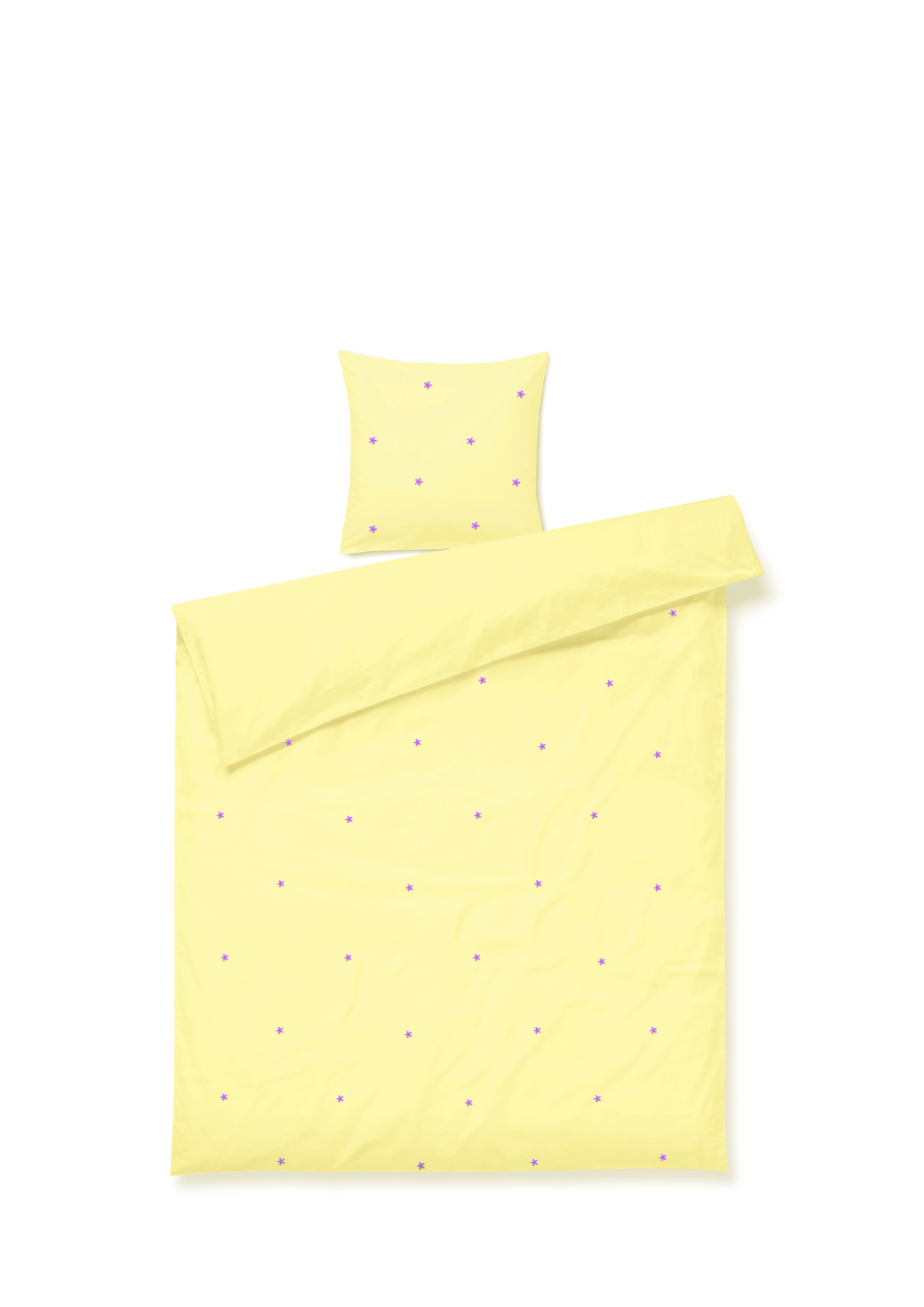 Daisy Bed linen 140x220 cm yellow DK