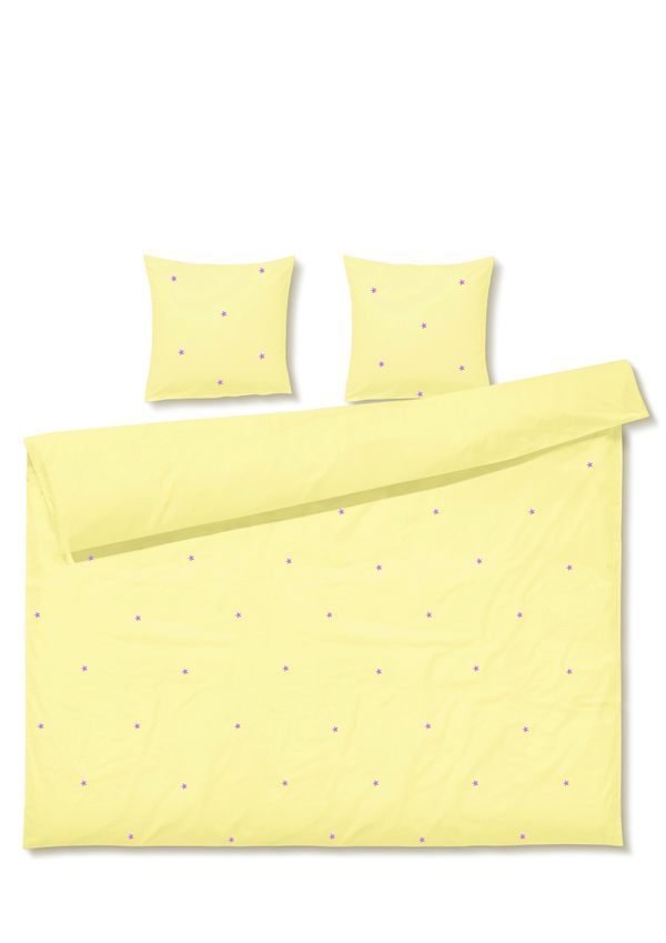 Daisy Bed linen 220x220 cm yellow SE