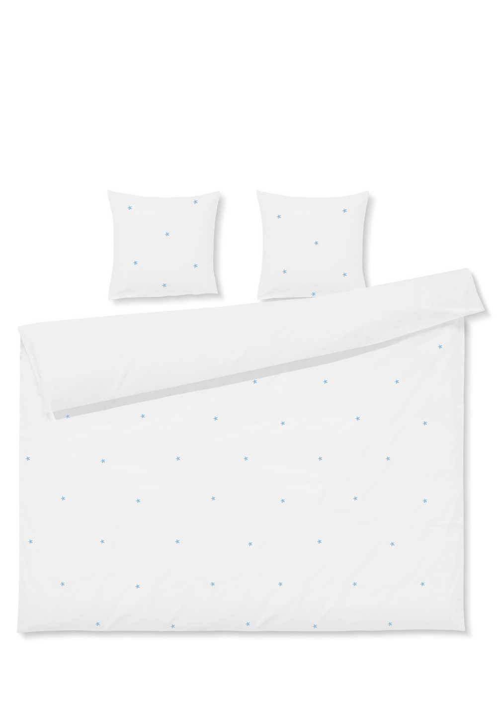 Daisy Bed linen 200x220 cm white/light blue DK