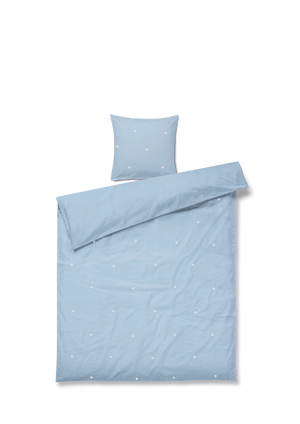 Daisy Bed linen 150x210 cm light blue SE
