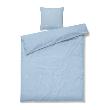Daisy Bed linen 150x210 cm light blue SE