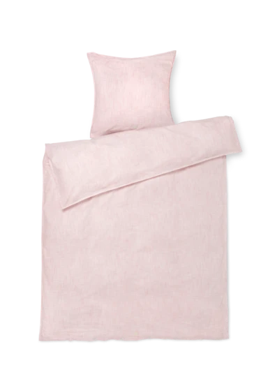 Monochrome Lines Bed linen 150x210 cm SE rose/white