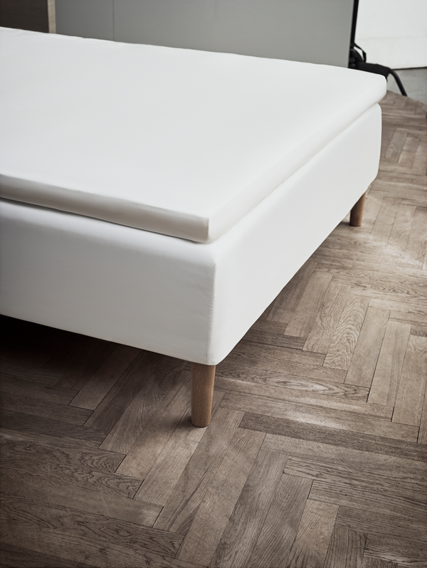 Percale Fitted sheet w/o elastic 120x200 cm white