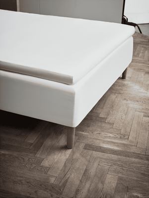 Percale Fitted sheet w/o elastic 90x200 cm white