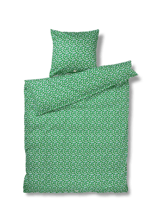 Pleasantly Bed linen 140x220 cm green DK