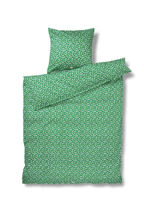Pleasantly Bed linen 140x220 cm green DK