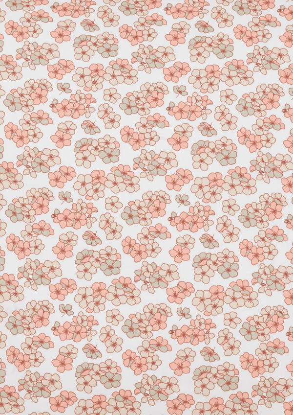 Pleasantly Bed linen 140x200 cm white/rose DK