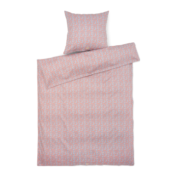 Pleasantly Bed linen 140x200 cm light blue/rose DK