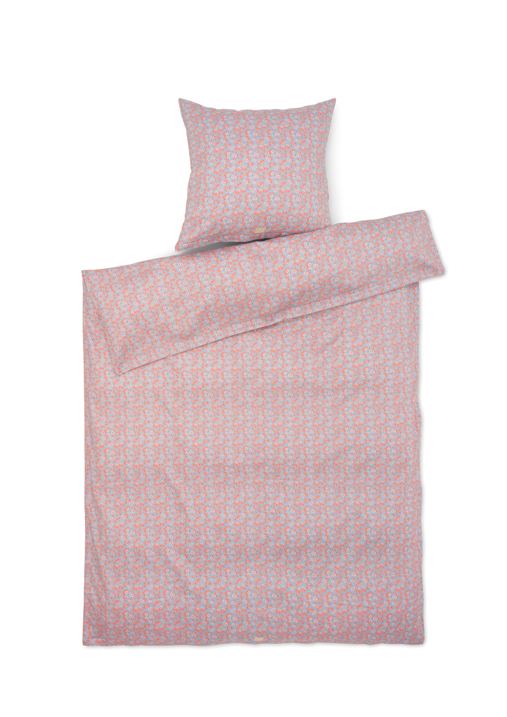 Pleasantly Bed linen 140x220 cm light blue/rose DK
