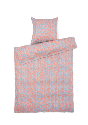 Pleasantly Bed linen 140x220 cm light blue/rose DK