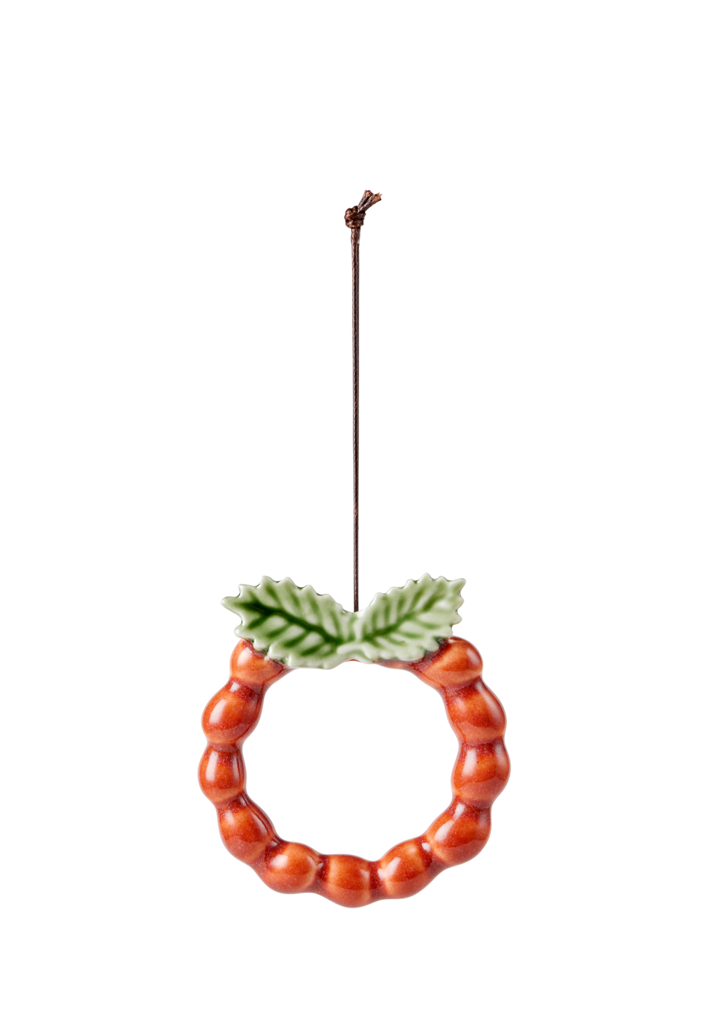 Christmas Tales Wreath Ornament H7 red