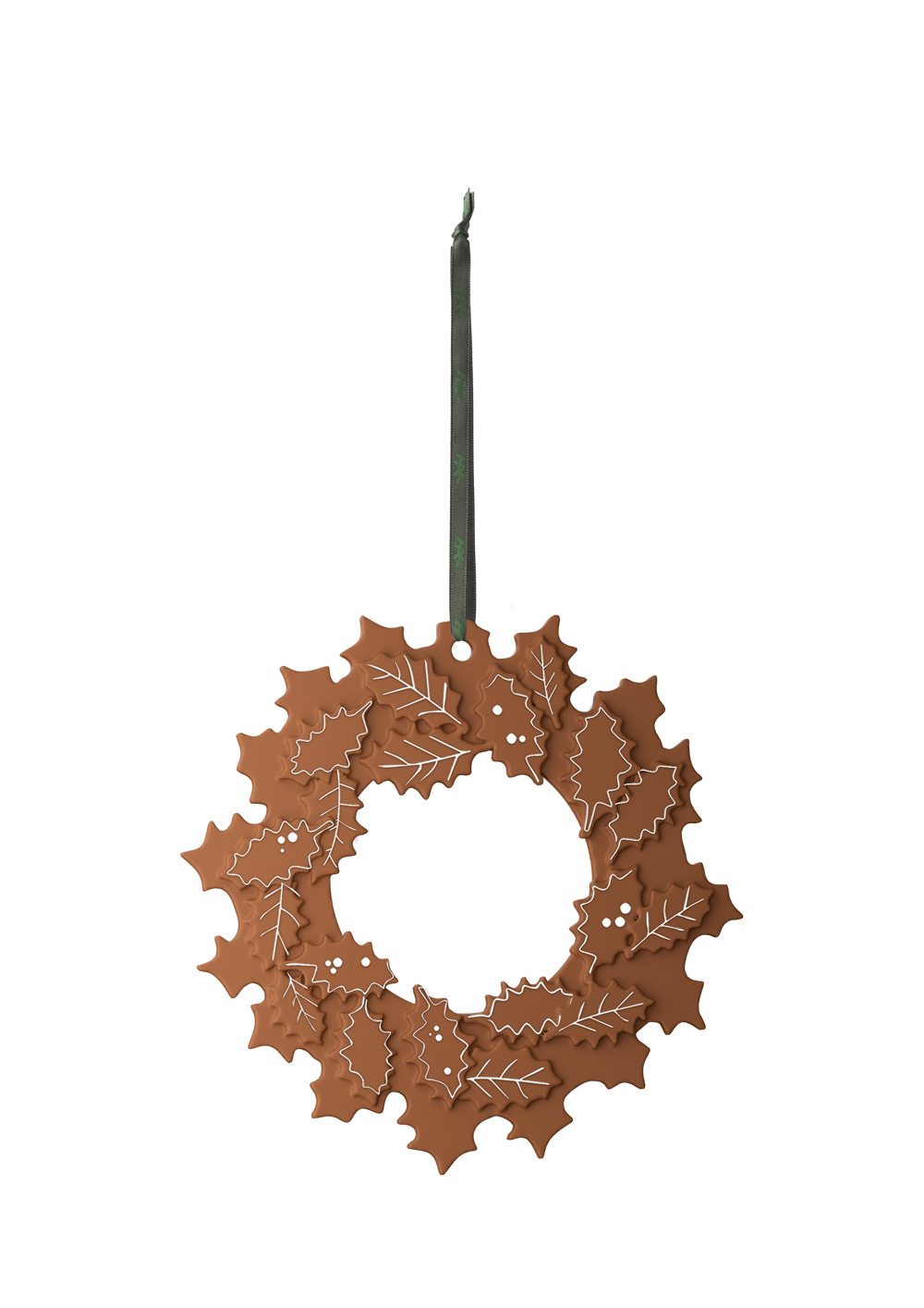 Gingerbread Garland Ø18.5 cm brown