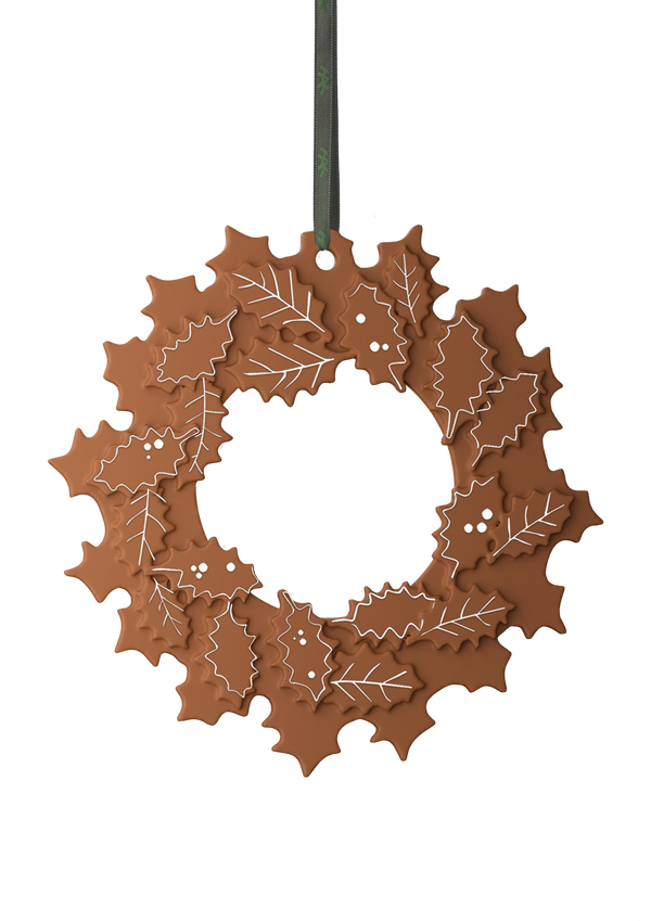 Gingerbread Garland Ø18.5 cm brown