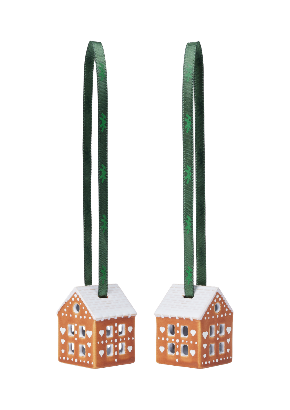 Gingerbread Christmas Ornament H5 brown 2 pcs.