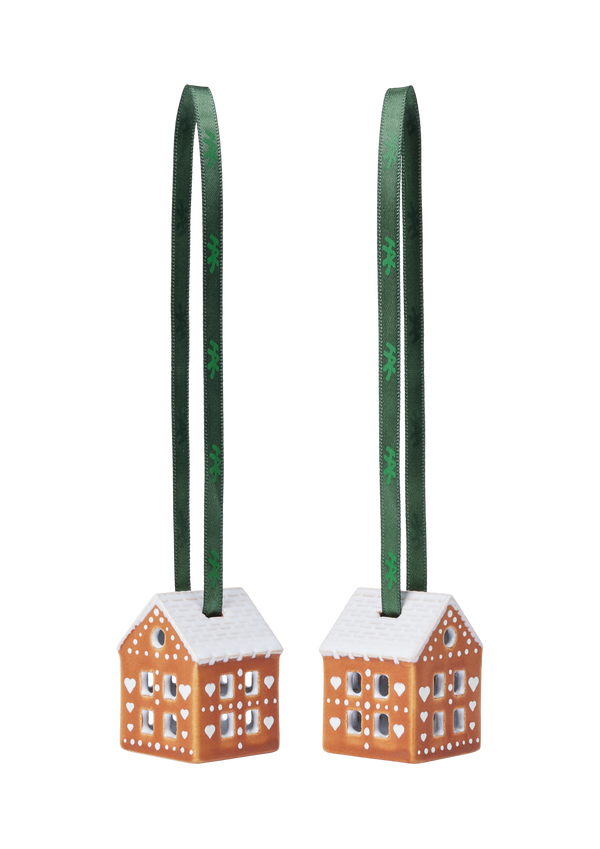 Gingerbread Christmas Ornament H5 brown 2 pcs.