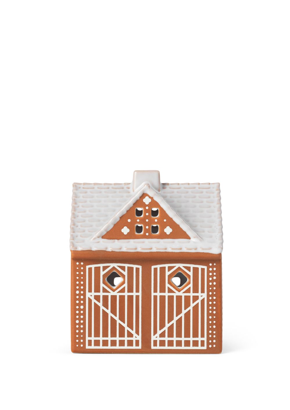 Gingerbread Lighthouse Christmas Stable H11.5 brown
