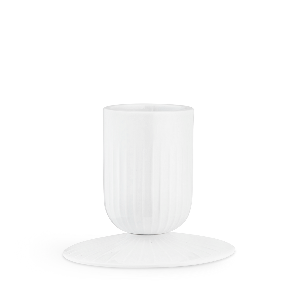 Hammershøi Block candle holder H9.5 white
