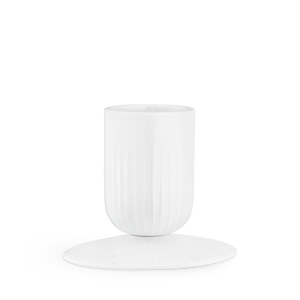 Hammershøi Block candle holder H9.5 white