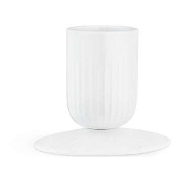 Hammershøi Block candle holder H9.5 white