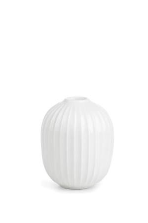Hammershøi Candle holder round Ø8.5 cm white