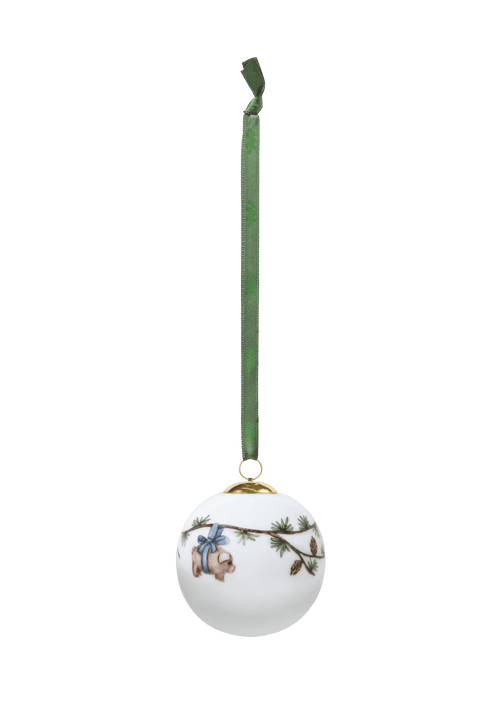 Hammershøi Christmas Bauble 2023 Ø6 cm white w. deco