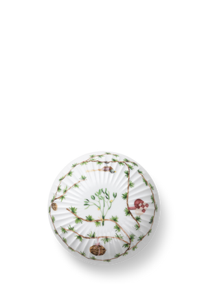 Hammershøi Christmas Bonbonniere Ø12 cm white w. deco