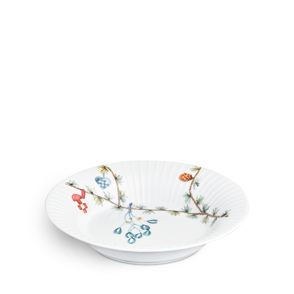 Hammershøi Christmas Soup plate Ø21 cm white w. deco