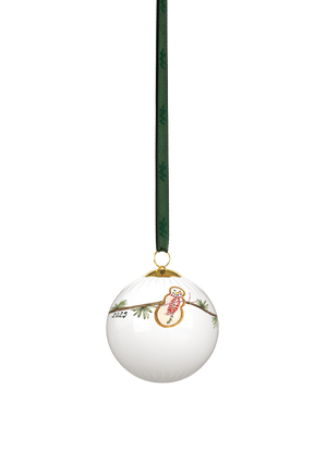 Hammershøi Christmas Bauble 2025 Ø6 cm white w. deco