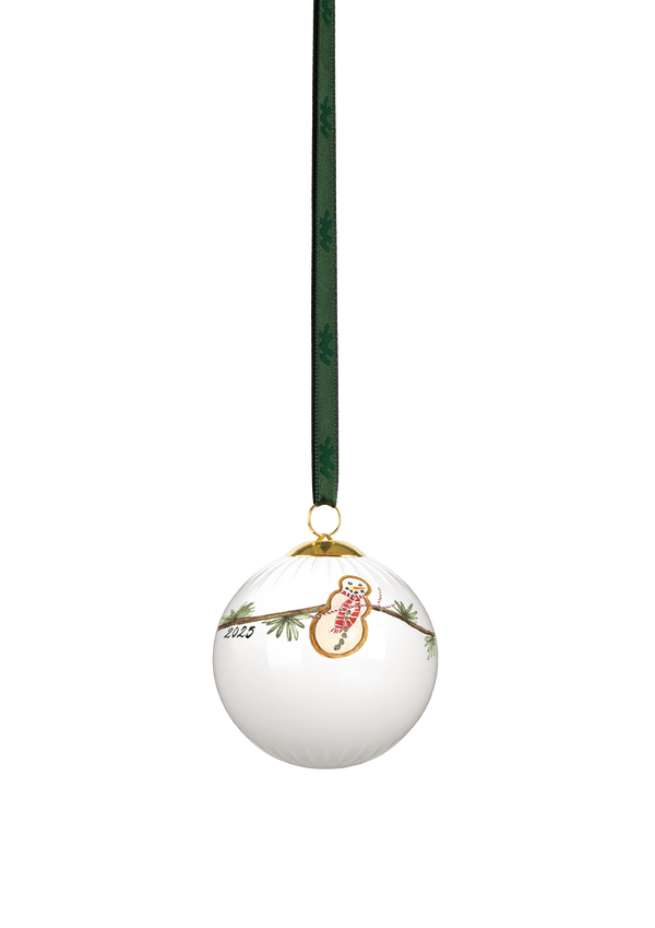 Hammershøi Christmas Bauble 2025 Ø6 cm white w. deco