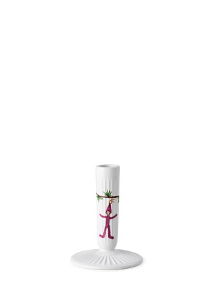 Hammershøi Christmas Candle holder H12 cm white w. deco