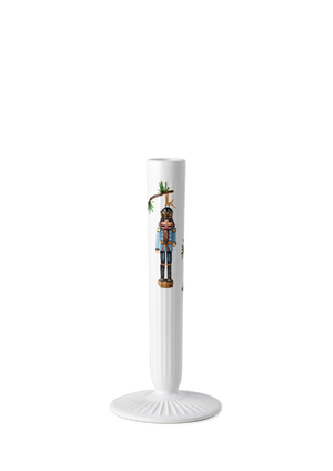Hammershøi Christmas Candle holder H20 cm white w. deco