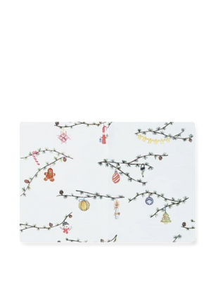 Hammershøi Christmas Place mat 2025 43x30 cm white w. deco