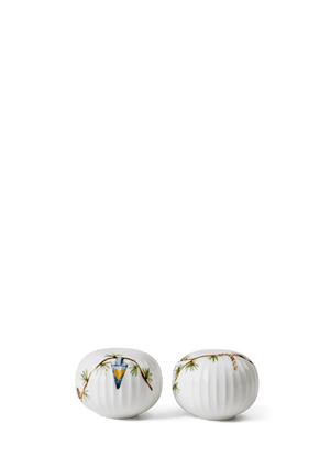 Hammershøi Christmas Salt and pepper set H5 cm white w. deco