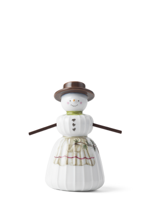 Hammershøi Christmas Snowwoman H11 white w. deco