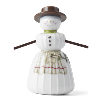 Hammershøi Christmas Snowwoman H11 white w. deco