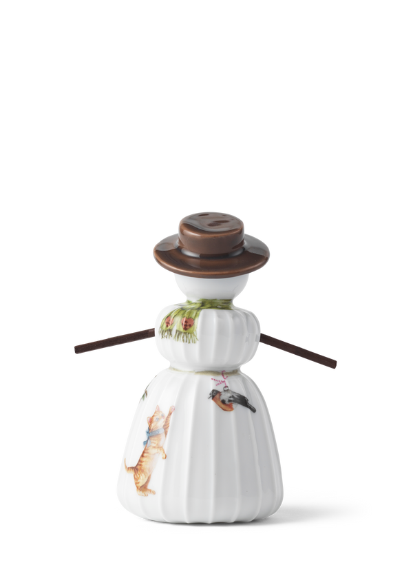 Hammershøi Christmas Snowwoman H11 white w. deco