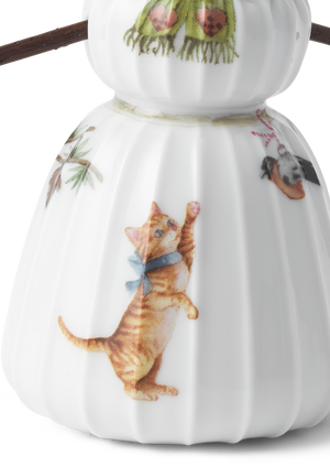 Hammershøi Christmas Snowwoman H11 white w. deco